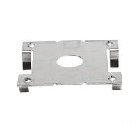 Fauhapyway 100 unids Rail Grounding Clip Junta de hoja conductiva para panel solar fotovoltaico abrazadera de cable