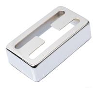 Fauhapyway 70x39mm Brass Pickup Cover H-Design Dual Coil Negro Oro (Plata) | Material de latón macizo, diseño tipo H, se adapta a humbuckers de doble bobina, 70 x 39 x 18,5 mm, acabado negro