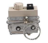 Fauhapyway 710 Termostato de válvula de control de temperatura de gas 120-200 ° C ABS Pieza de repuesto Freidora Wok Horno de vapor Equipo de restaurante industrial