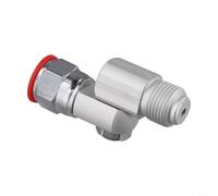 Fauhapyway Airless Paint Spray Extension Anti-Spitting Válvula de cierre 287030 Metal 7/20.3 cm Conector de rosca para Wagner Spray Tool 3600PSI (235486)