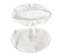 Fauhapyway Almohadillas de repuesto para mopa de 15 x 8 pulgadas, de microfibra de rizo para trapeadores planos VanDuck sin estática, mojados o secos, con fuerte absorción y elástico de doble cara, se