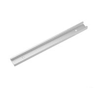 Fauhapyway Barra deslizante de aleación de aluminio y barra de inglete para sierra de mesa, riel de ranura de aluminio 6061 con barra de calibre de inglete (pista en T de 300 mm)