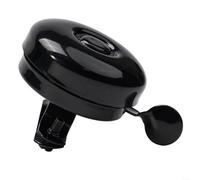 Fauhapyway Bicicleta de hierro retro, 5.2cm Clásico fuerte que suena fácil de instalar para la bicicleta plegable de carretera Plateado (negro)