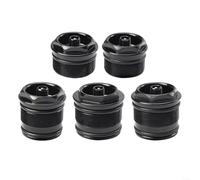 Fauhapyway Bicicleta para horquilla de aire para tapa superior, tuerca de válvula de aleación de aluminio, rosca de montaje de tuerca de 28,3/30,3/32,3 x 1,0 mm, compatible con RockShox negro (28,3 x