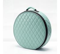 Fauhapyway Bolsa de almacenamiento para cables de carga EV, organizador de piel sintética impermeable para cables de vehículos eléctricos y accesorios con asa, negro (círculo verde de cuero)