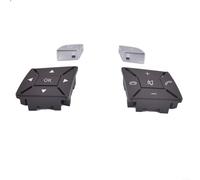 Fauhapyway Botón de volante de coche para Mercedes para Benz Interruptor de control multifunción W204 Clase E W207 GLK Clase A W176 Clase B CLA W218 GLA W156 (Marrón)