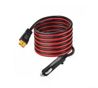 Fauhapyway Cable de carga de coche de cobre puro para xt60, fusible de | Entrada de 12 V-24 V, 360 W para una salida máxima, para un diseño resistente, se adapta a la mayoría de vehículos