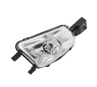 Fauhapyway Carcasa de lámpara antiniebla para parachoques delantero izquierdo 3a8 2aa7-2a14, marco de bisel de luz antiniebla negra ABS reemplazar OEM 62a8X5 9674a4168a