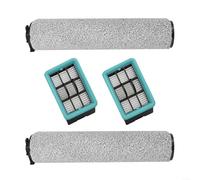 Fauhapyway Cepillo de rodillo y filtro de repuesto para Bissell CrossWave HF2 3845N 3831, paquete de 4 piezas de limpieza profunda