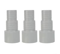 Fauhapyway Conector adaptador de manguera de bomba de piscina, conector de 50 mm para mangueras de 32 mm, 38 mm de diámetro interior, bomba de 800 W (3 piezas)