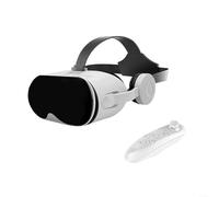 Fauhapyway Controlador de auriculares VR, gafas 3D FOV de 110° para iOS para teléfonos Android de 5.5 a 6.7 pulgadas, audio integrado para juegos y películas (blanco)