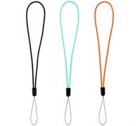 Fauhapyway Correa elástica de seguridad para computadora de bicicleta, cordón elástico para montaje de cámara GPS, cordón de nailon de poliéster, 15 cm (tres colores)
