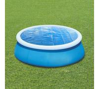 Fauhapyway Cubierta solar redonda para piscina térmica (azul)