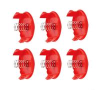 Fauhapyway CZST120SC Kit de repuesto de tapa de recortadora de cuerda CMCST900 CMCST910 CMCST915 CMEST920 Modelos Construcción de metal ABS 6Caps 6Springs