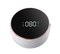 Fauhapyway Dispensador automático de jabón sin contacto montado en la pared, con indicador de alimentación, pantalla LCD de 300 ml para baño, cocina, oficina, hotel (espuma blanca)