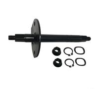 Fauhapyway Eje de repuesto de rueda media para bicicleta de ejercicio, eje inferior de metal, eje de manivela para ciclismo de interior, bicicletas estacionarias (20 mm x 180 mm)