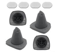 Fauhapyway Filtros de copa para Eureka NES100 Juego de filtros de repuesto para aspiradora Decker BDST1601 ST0106 ST0107 4Cup 4Pre-Motor