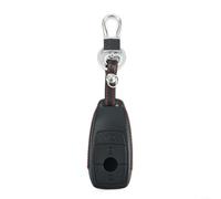 Fauhapyway Funda de cuero para llaves, para Mercedes para BENZ W213 E200 E260 E300 E400 E63, cubierta de entrada remota negra