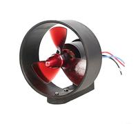 Fauhapyway Hélice subacuática 300W Motor sin escobillas RC Barco Hélice con cubierta de aluminio Cubierta de nylon 12-24V Sistema de alimentación 5KG Empuje (CW)