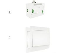 Fauhapyway Interruptor de control remoto inalámbrico autoalimentado RF433 señal sin necesidad de cableado Material ignífugo Luz múltiples receptores (1+2 unos)