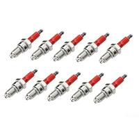 Fauhapyway Juego 10 Bujías F7TC Rosca 14mm 19mm Motor Gas | Compatibilidad total para gx120- para gx390, metal , ignición precisa, pack 10 unidades, para ideal generadores