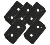 Fauhapyway Juego de 5 filtros de espuma compatibles con Bosch y para secadoras SIEMENS, pieza de repuesto de algodón serie 4/8, color negro, 22,8 x 12,8 x 2 cm