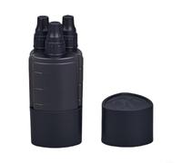 Fauhapyway Juego de coctelera de especias portátil para exprimir, escala graduada, 100 ml, dispensador de condimentos de cocina, contenedor para barbacoa, paquete de 3 (negro)