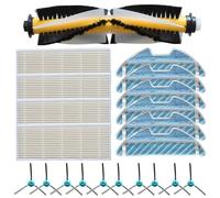 Fauhapyway Juego de filtros de tela de repuesto compatible con SENCOR SRV 4200BK 4250SL Robot Aspirador Partes Kit de accesorios (B)