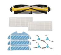 Fauhapyway Juego de filtros de tela de repuesto compatible con SENCOR SRV 4200BK 4250SL Robot Aspirador Kit de accesorios (A)