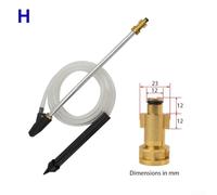 Fauhapyway Kit de Arenado para Kärcher K con Conector para rápido 1/4 Kit(H)