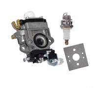 Fauhapyway Kit de carburador modelo 3300-4P para rendimiento del motor, construcción de metal con acelerador para respuesta, acabado plateado, 3 piezas