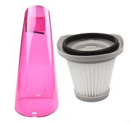 Fauhapyway Kit de filtro de caja de polvo para aspiradora inalámbrica, filtro de contenedor lavable, paquete de 2