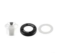 Fauhapyway Kit de pernos de manivela de bicicleta Autoextraíble M30 Sistema de extracción automática compatible con SRAM para componentes DUB Construcción de aluminio (plata)