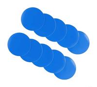 Fauhapyway Kit de reparación de piscinas inflables, parches de reparación de PVC para piscinas inflables, camas y barcos - Autoadhesivo redondo (7,5 cm) y cuadrado (25 x 10 cm) Kit de reparación de