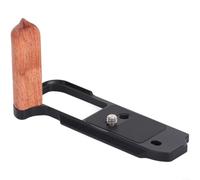 Fauhapyway Mango de madera para cámara Sony RX1R3, diseño ergonómico ligero con base de aluminio, batería rápida para ACCESS(negro)