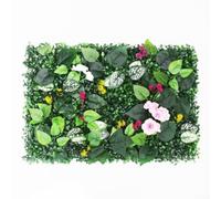 Fauhapyway Panel de seto realista de 40 x 60 cm, pantalla de privacidad (A)