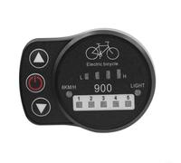 Fauhapyway Para KT LED900 Pantalla a bordo Velocímetro de Computadora 24/36/48V Pedelec Instrumento Para Bicicleta Eléctrica E-Bike