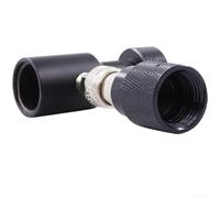 Fauhapyway Para sodastream para adaptador de cristal TR21-4 a W21.8-14, accesorio de conexión rápida para recarga de botellas, negro (A)