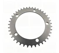 Fauhapyway Plato plateado 40T para Bafang HD para G320 M625 M615, aluminio 7075 grueso de dientes anchos estrechos, compatible con 130BCD 11/12 velocidades