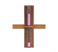 Fauhapyway Reloj de arena de madera para sauna de 15 minutos, reloj de arena montado en la pared para sala de vapor y spa, decoración resistente al calor para sesiones de relajación. (D)