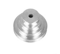 Fauhapyway Rueda de goma de transmisión de polea 4 pasos 5 pasos tipo A correa dentada en forma de V Z4116 Prensa de taladro de mesa Tamaños de agujeros opcionales 14/18/21 mm (juego de 3 piezas)