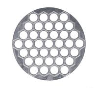 Fauhapyway Ruso Ravioli Maker albóndigas para molde estilo aleación de aluminio bola de masa de cocina conjunto de herramientas de pasta prensa rueda de pastelería cocina casera