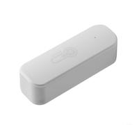 Fauhapyway, Sensor de humedad de temperatura inteligente para el hogar, protocolo dual (Zigbee/Wi-Fi), monitoreo en tiempo real, diseño compacto blanco (para Zigbee)