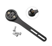 Fauhapyway Soporte de aluminio integrado para manillar de bicicleta compatible con Garmin para Bryton para Cateye GPS negro (para Cateye)