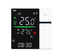 Fauhapyway Termostato inteligente WiFi para Tuya App Control programable eléctrico de calefacción de suelo controlador de caldera de gas para Alexa Google Assistant 3A/16A (blanco 16A-WIFI)