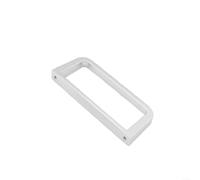 Fauhapyway Tirador de gabinete de aleación de zinc, perilla blanca mate para cajón de puerta de armario de cocina, agarre moderno para muebles, 5 x 2 cm (LS518-3U)