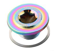 Fauhapyway Tornillos para ROTOR Aldhu Perno de cigüeñal de bicicleta autoextraíble 24/30mm Tornillo de manivela de aleación de aluminio Tornillos de marcado lateral Tornillos (perno L)