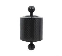 Fauhapyway Varilla de extensión de flotabilidad para fotografía subacuática, fibra de carbono, doble cabeza de bola, brazo de soporte, equipo de buceo de 5/8/10 pulgadas (5 pulgadas)