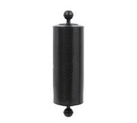 Fauhapyway Varilla de extensión de flotabilidad para fotografía subacuática, fibra de carbono, doble cabeza de bola, brazo de soporte, equipo de buceo de 5/8/10 pulgadas (10 pulgadas)