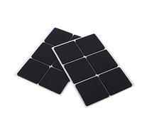 Fauitay 12 Piezas de Goma Protectores de Muebles Auto Adhesivo Protectores de Piso sin Deslizamiento para Silla de sofá Silla de Madera Protección de Pared del Escritorio